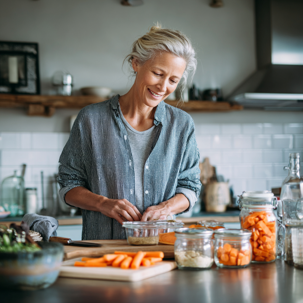 Persoană activă și energică în vârstă de peste 45 de ani